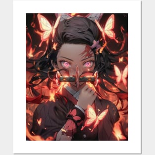 Nezuko Posters and Art